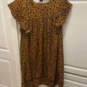 Cheetah print dress